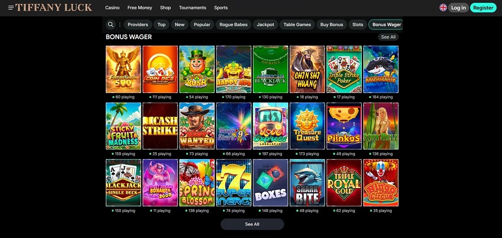 Casino TiffanyLuck Games