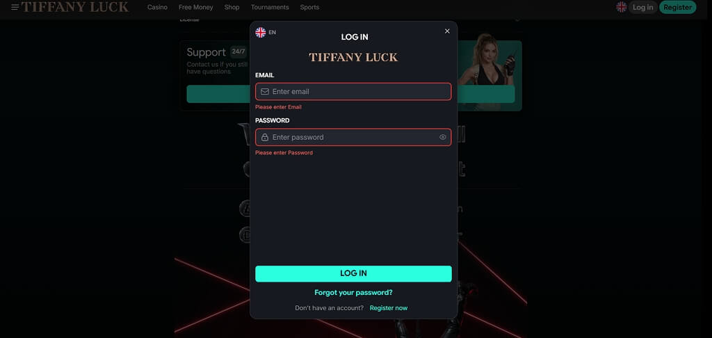 Casino TiffanyLuck Login