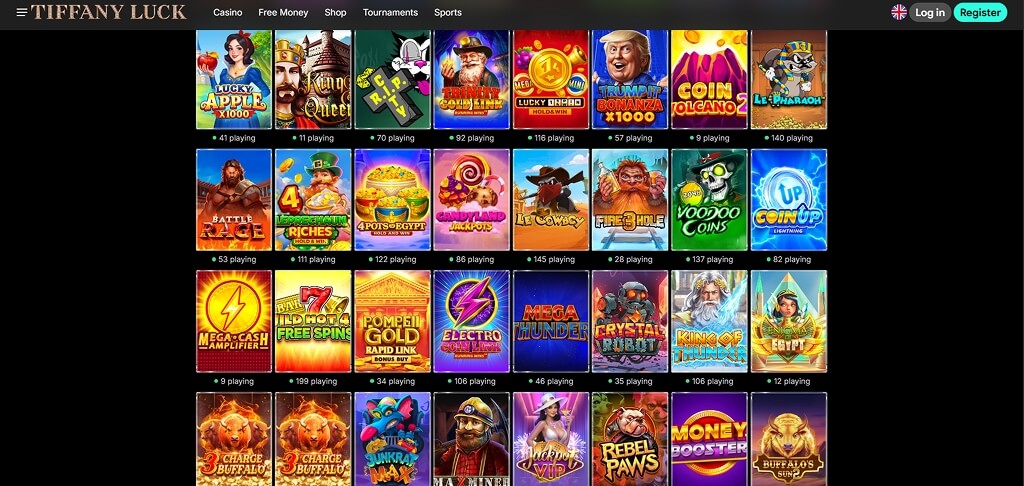 Jeux de casino TiffanyLuck
