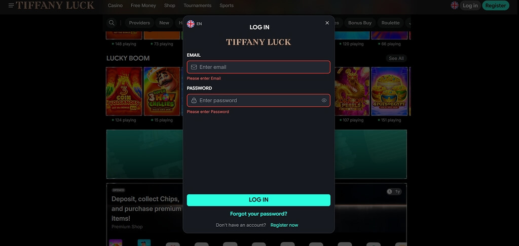 TiffanyLuck Casino Anmelden