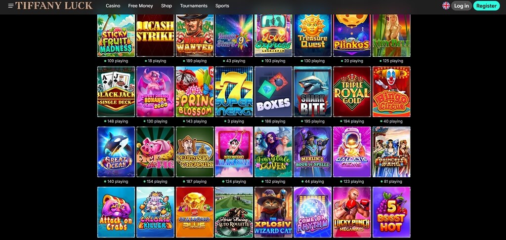 TiffanyLuck Casino -Spiele