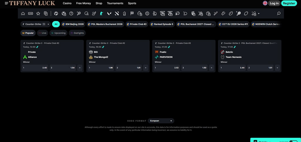 TiffanyLuck Casino Sportwetten